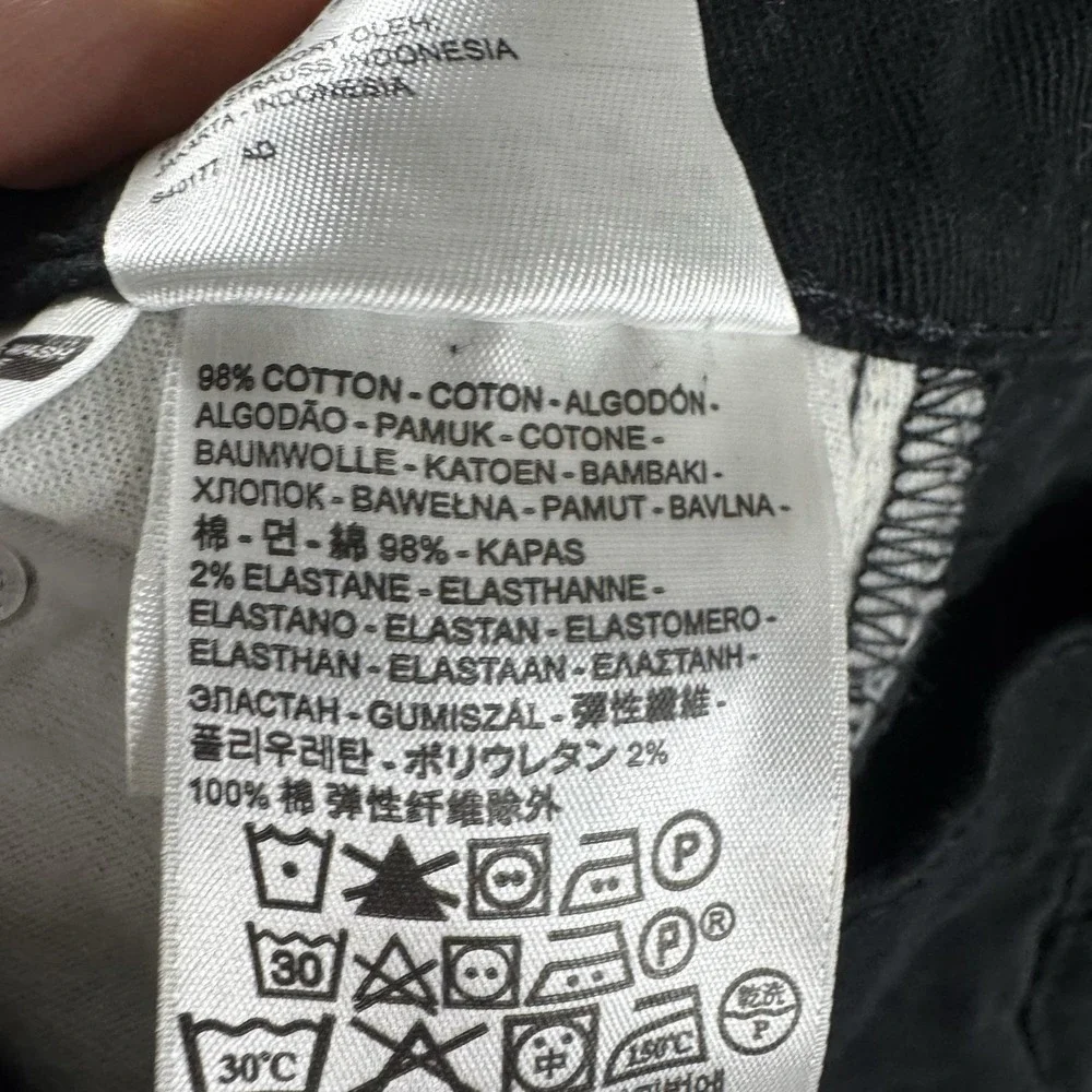 Levi's 541 Jeans Mens 30x32 Black Athletic Tapered Stretch Denim Pants 66708-75